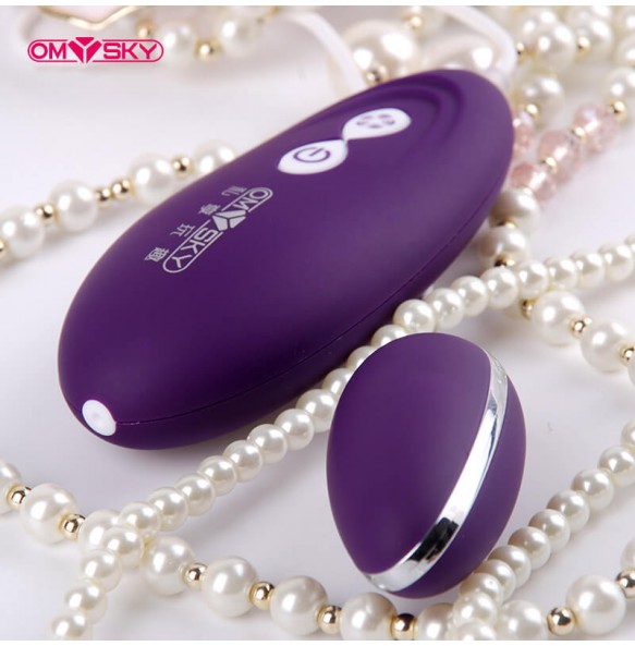 Taiwan OMYSKY - Soft Impact Vibrating Egg (Chargeable - Purple)